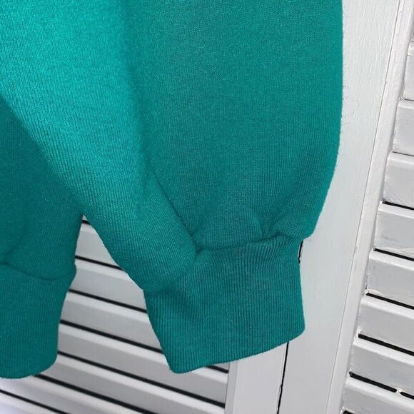 Vintage Sun Green 80's TGIF Thank God I'm From Illinois Crewneck Sweatshirt XL - Picture 7 of 10